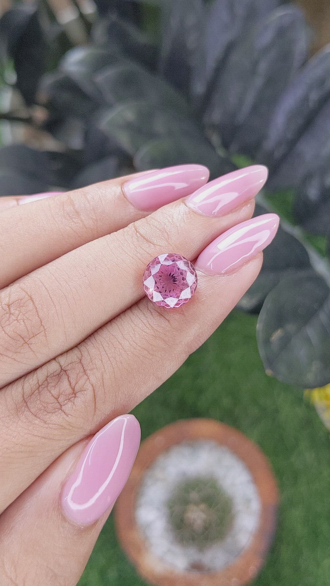 3.44 Ct. Pink Tourmaline from Madagascar Size Video