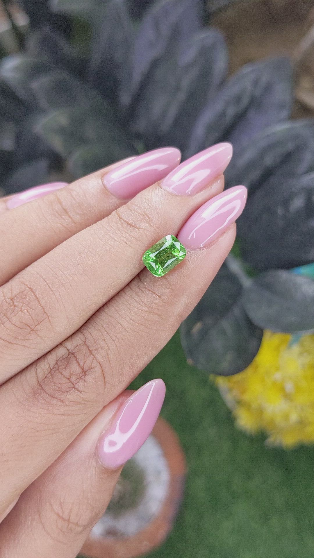 1.87 Ct. Tsavorite Garnet from Kenya Size Video
