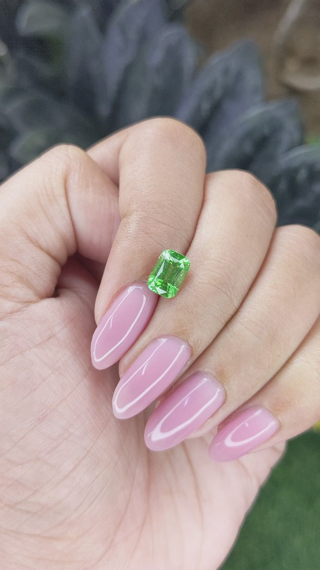 1.87 Ct. Tsavorite Garnet from Kenya Size Video