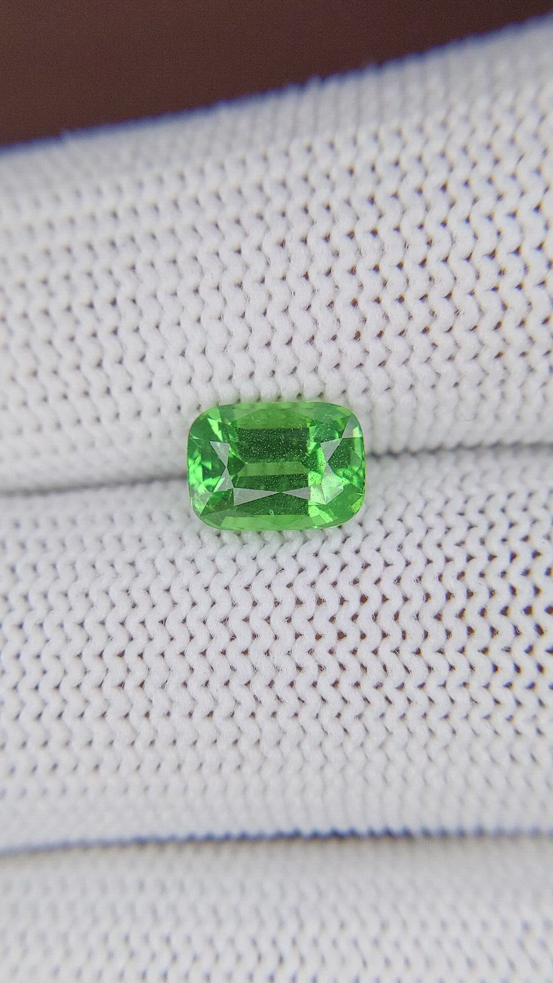 1.87 Ct. Tsavorite Garnet from Kenya Size Video