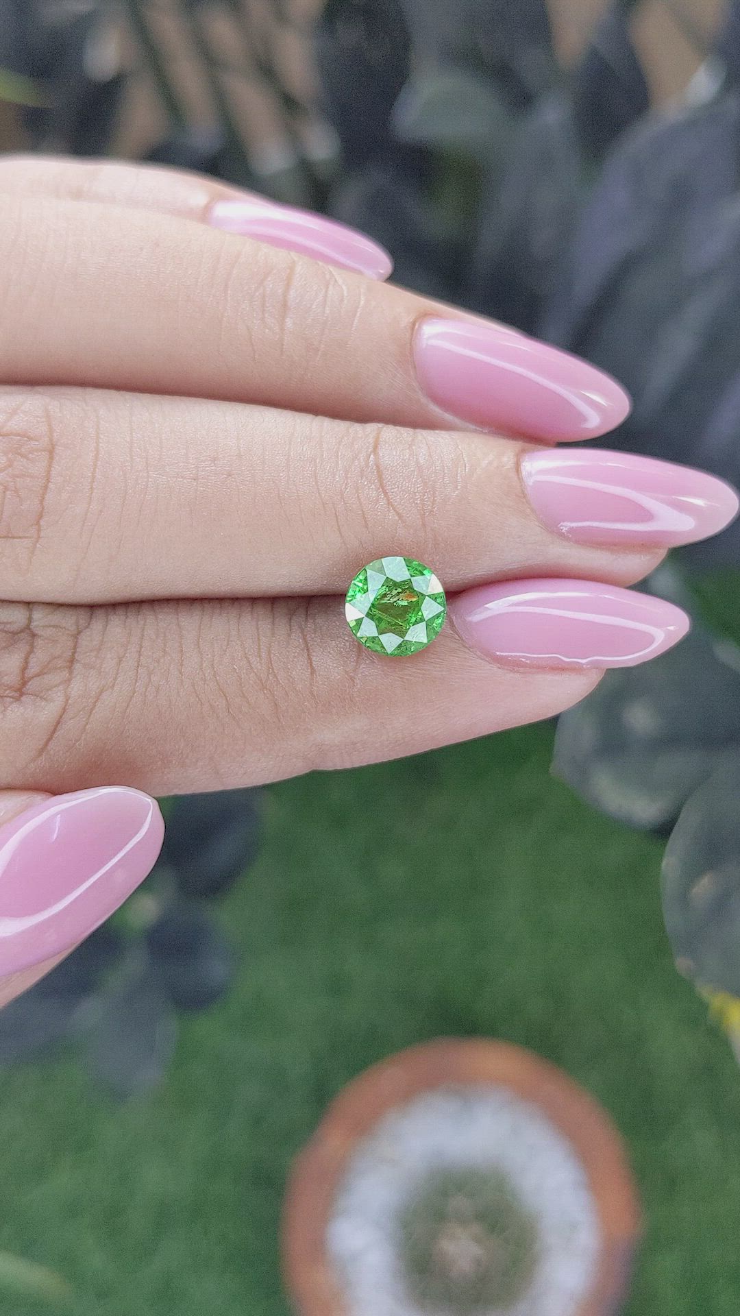 1.79 Ct. Tsavorite Garnet from Kenya Size Video
