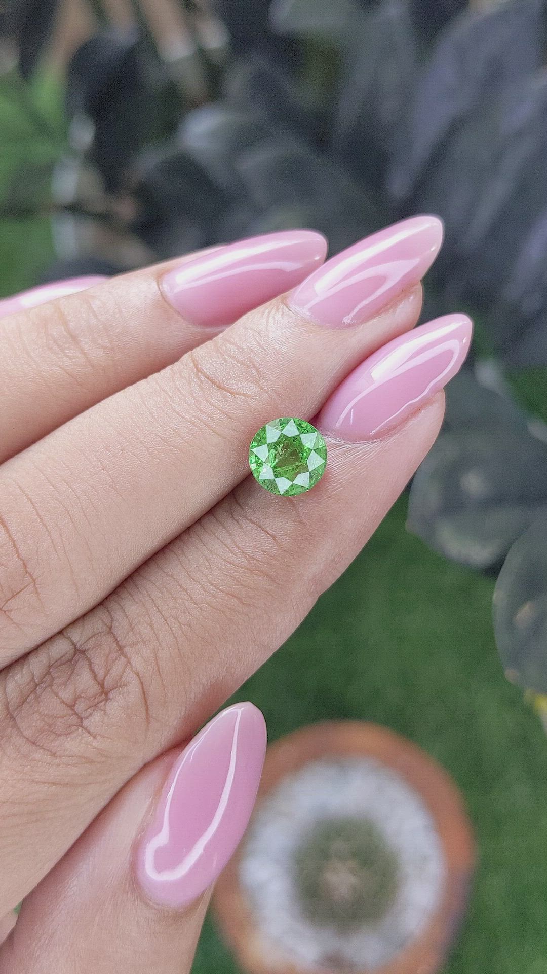 1.79 Ct. Tsavorite Garnet from Kenya Size Video