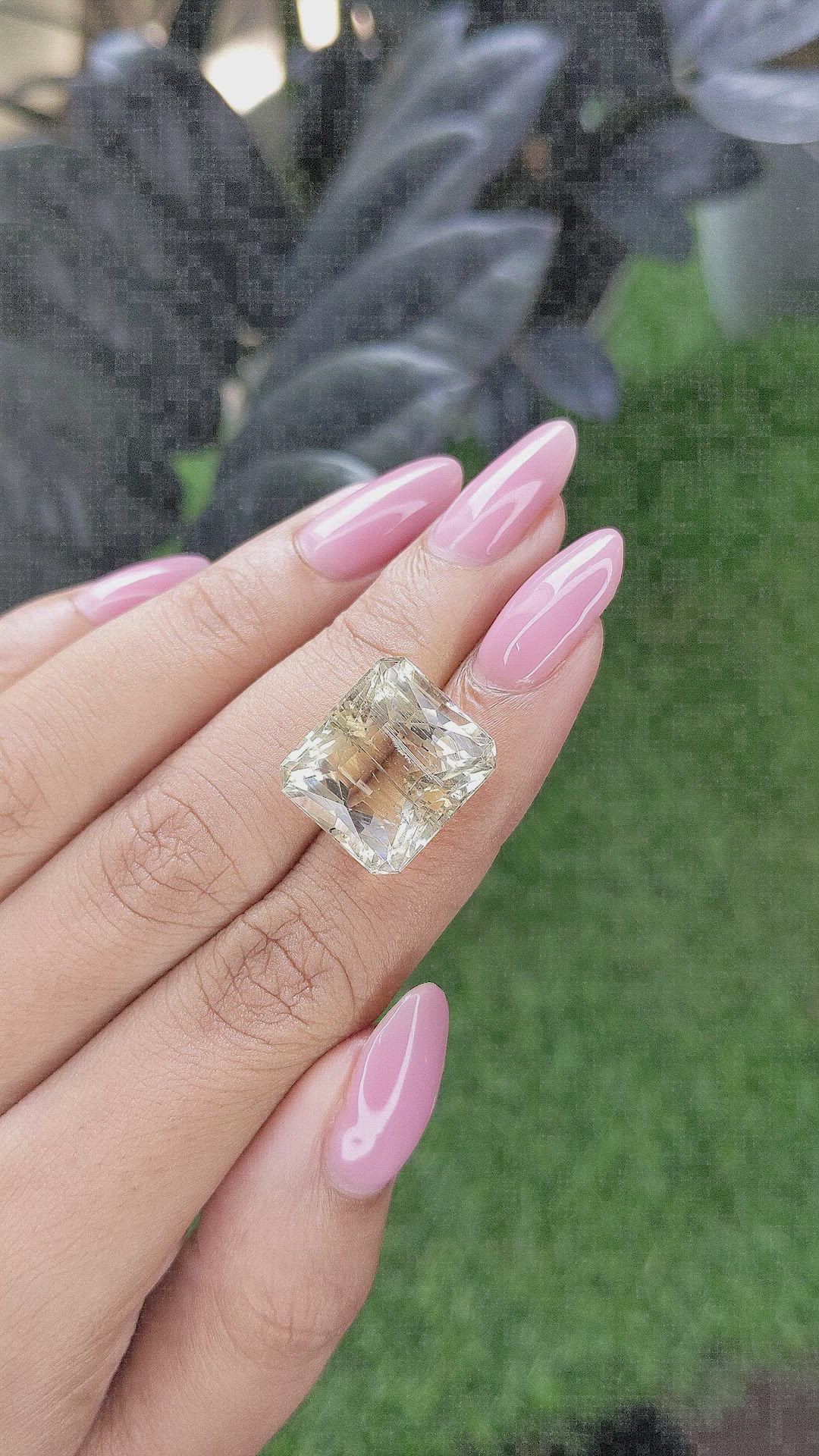 15.66 Ct. Yellow Scapolite from Ceylon (Sri Lanka) Size Video