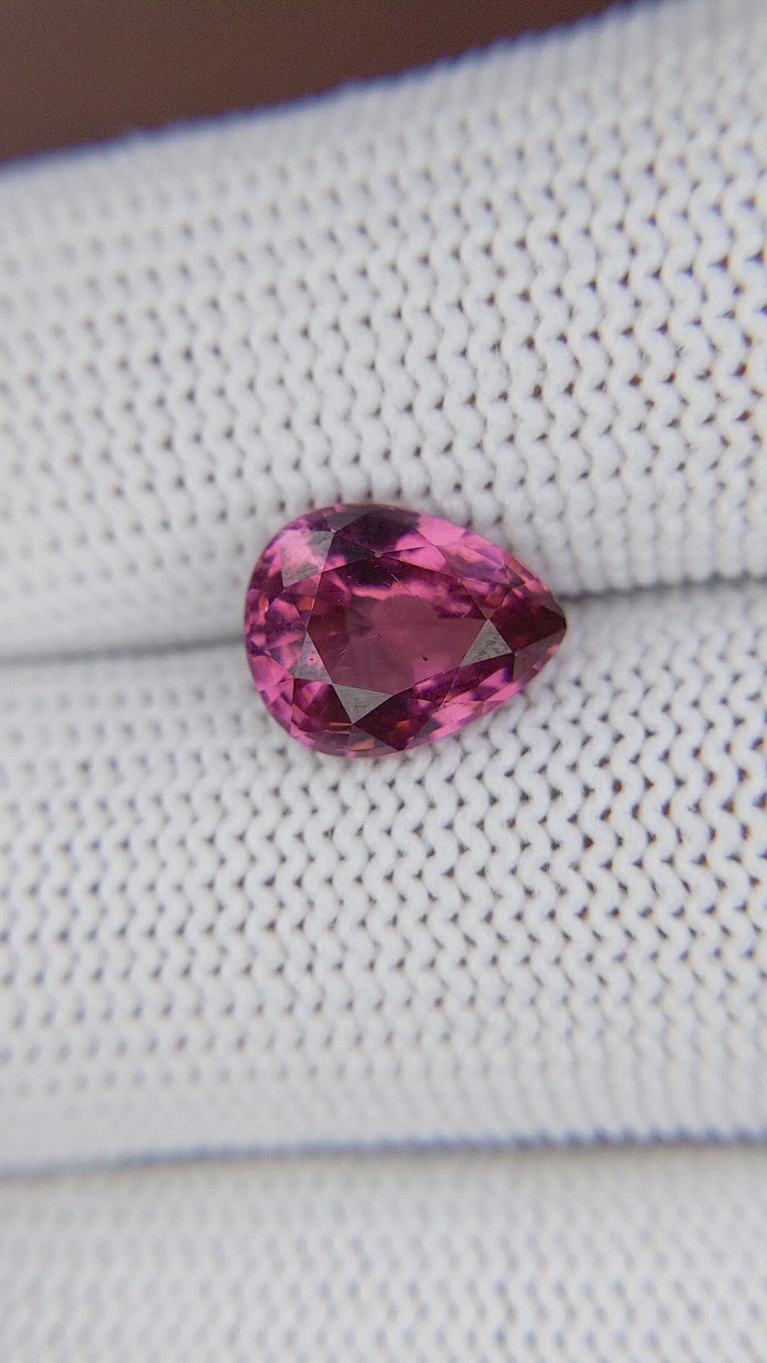 3.13 Ct. Purplish Pink Garnet from Ceylon (Sri Lanka) Size Video