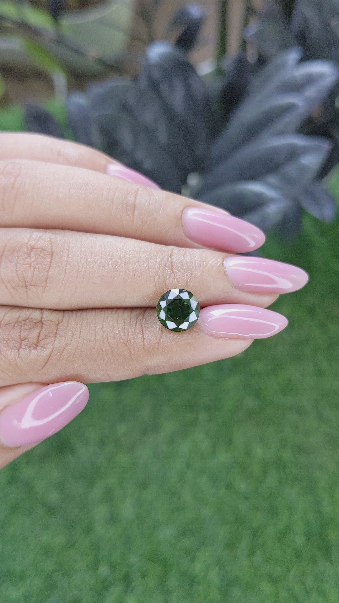 2.70 Ct. Green Zircon from Ceylon (Sri Lanka) Size Video