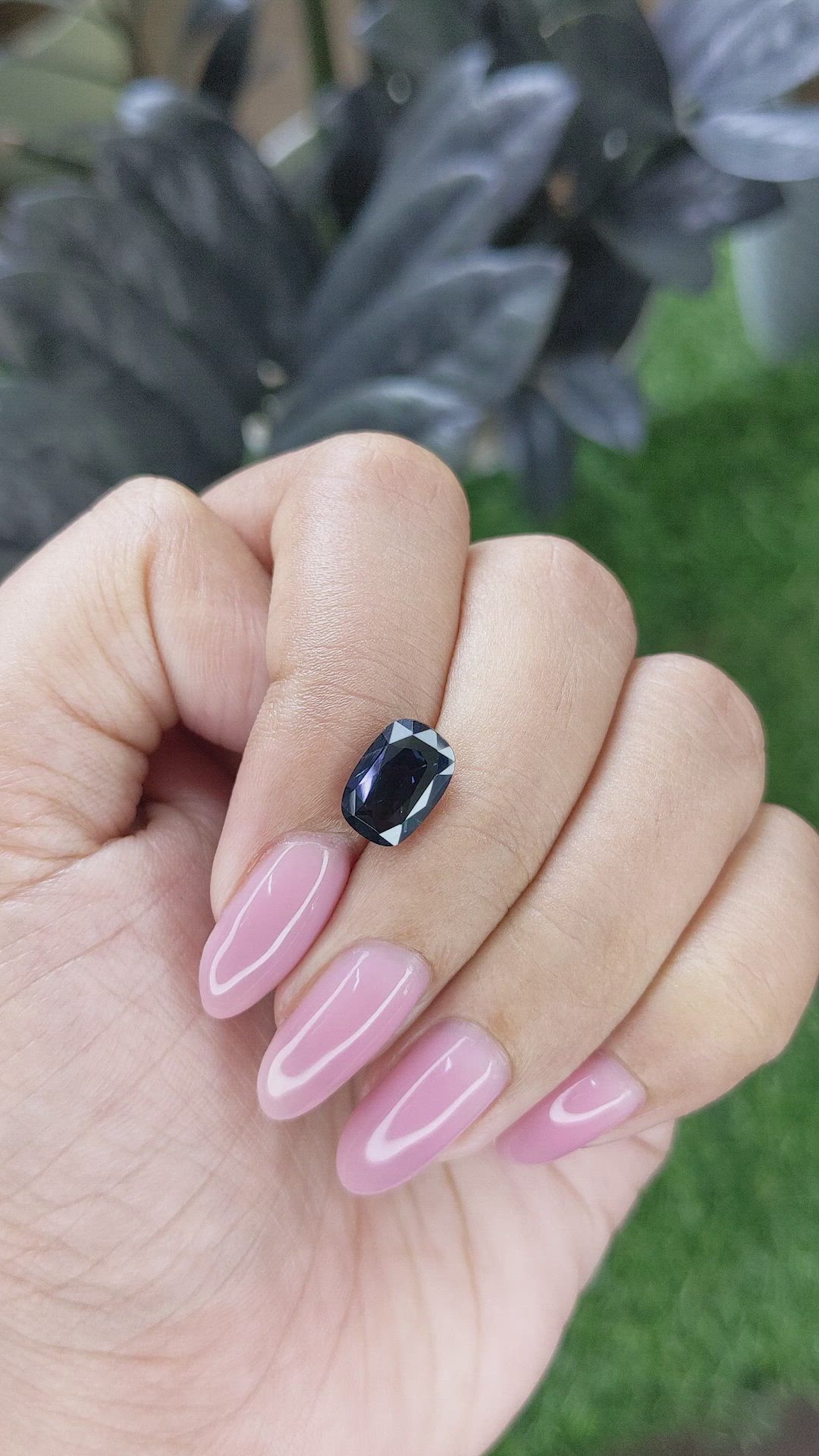 2.62 Ct. Blue Spinel from Ceylon (Sri Lanka) Size Video