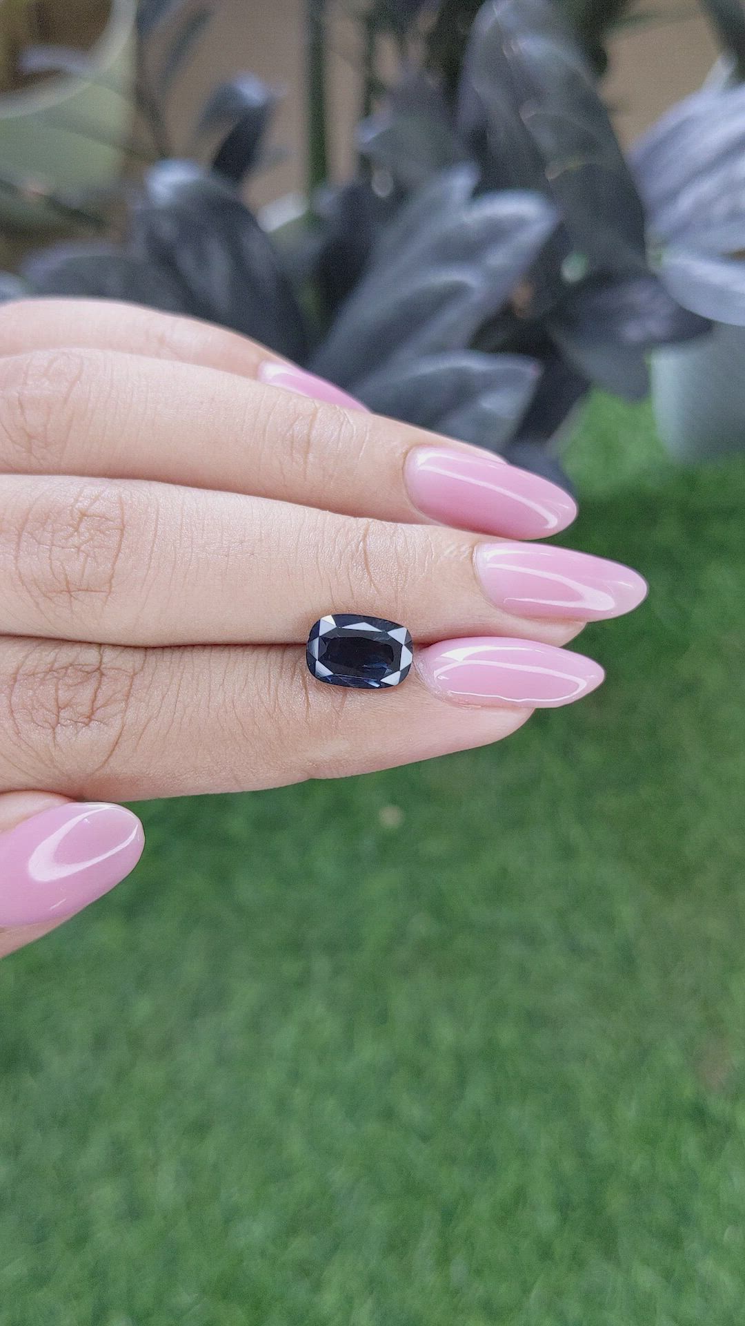 2.62 Ct. Blue Spinel from Ceylon (Sri Lanka) Size Video