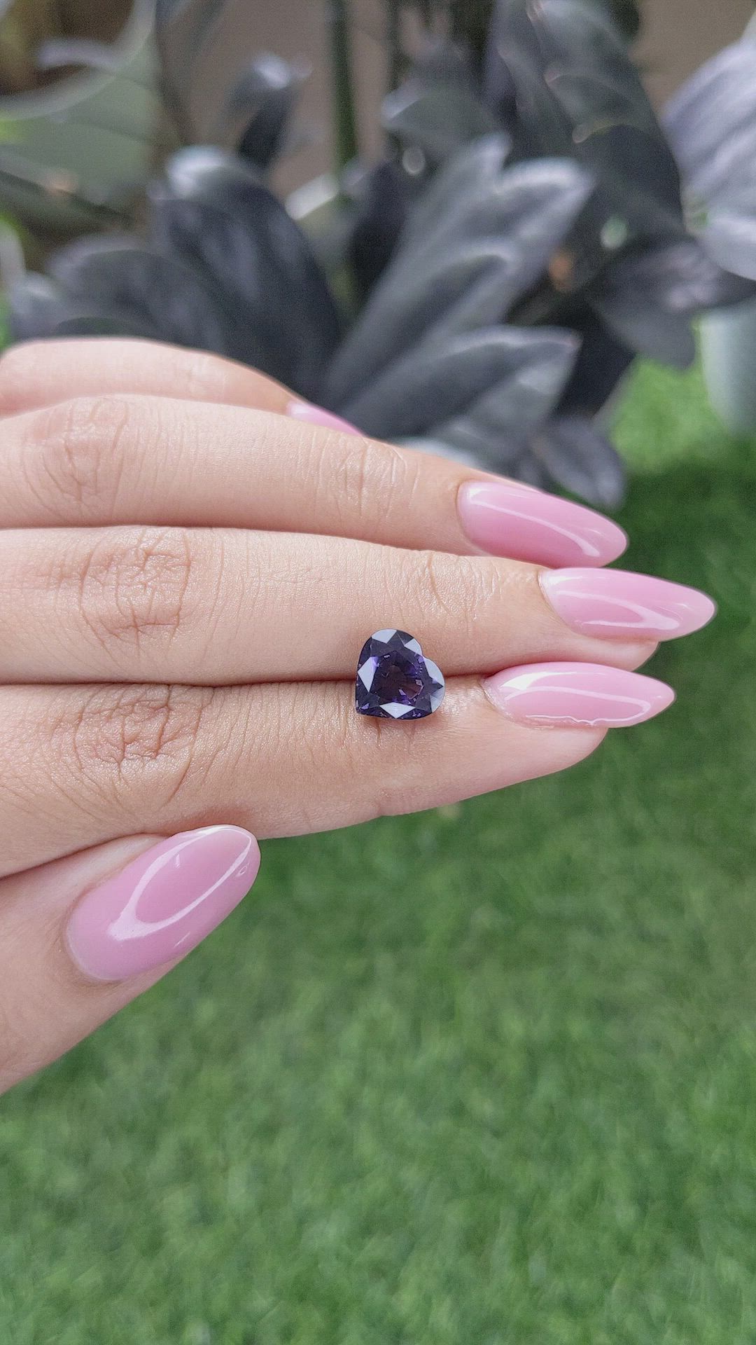 2.77 Ct. Purple Spinel from Ceylon (Sri Lanka) Size Video