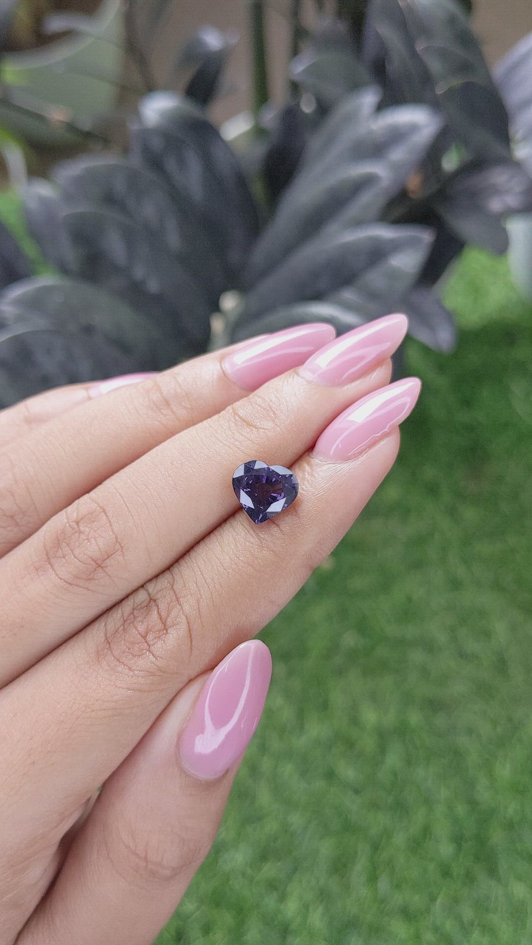 2.77 Ct. Purple Spinel from Ceylon (Sri Lanka) Size Video