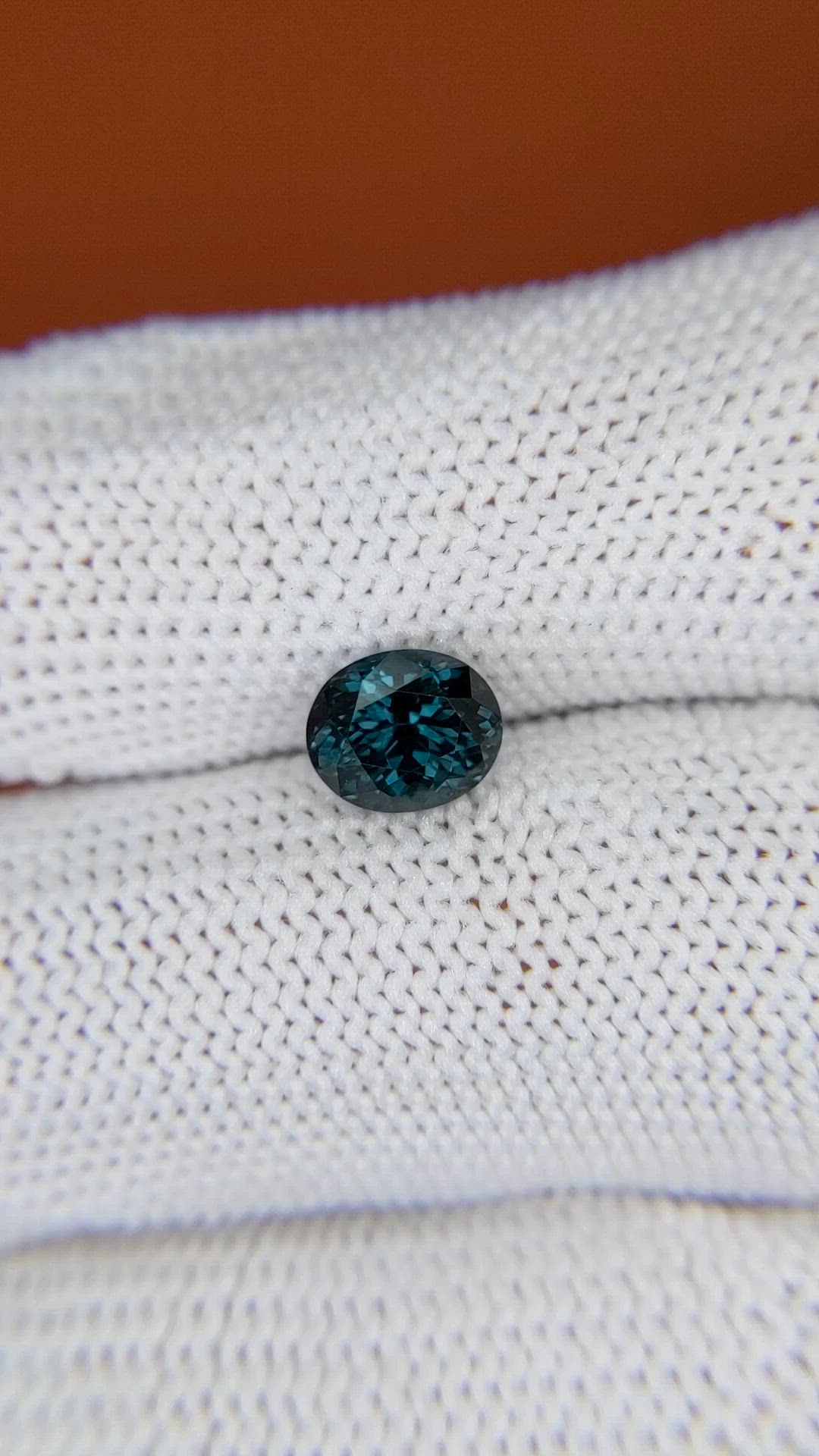1.57 Ct. Greenish Blue Spinel from Ceylon (Sri Lanka) Size Video