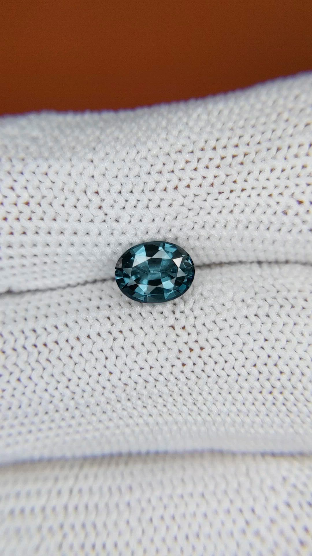 1.18 Ct. Greenish Blue Spinel from Ceylon (Sri Lanka) Size Video