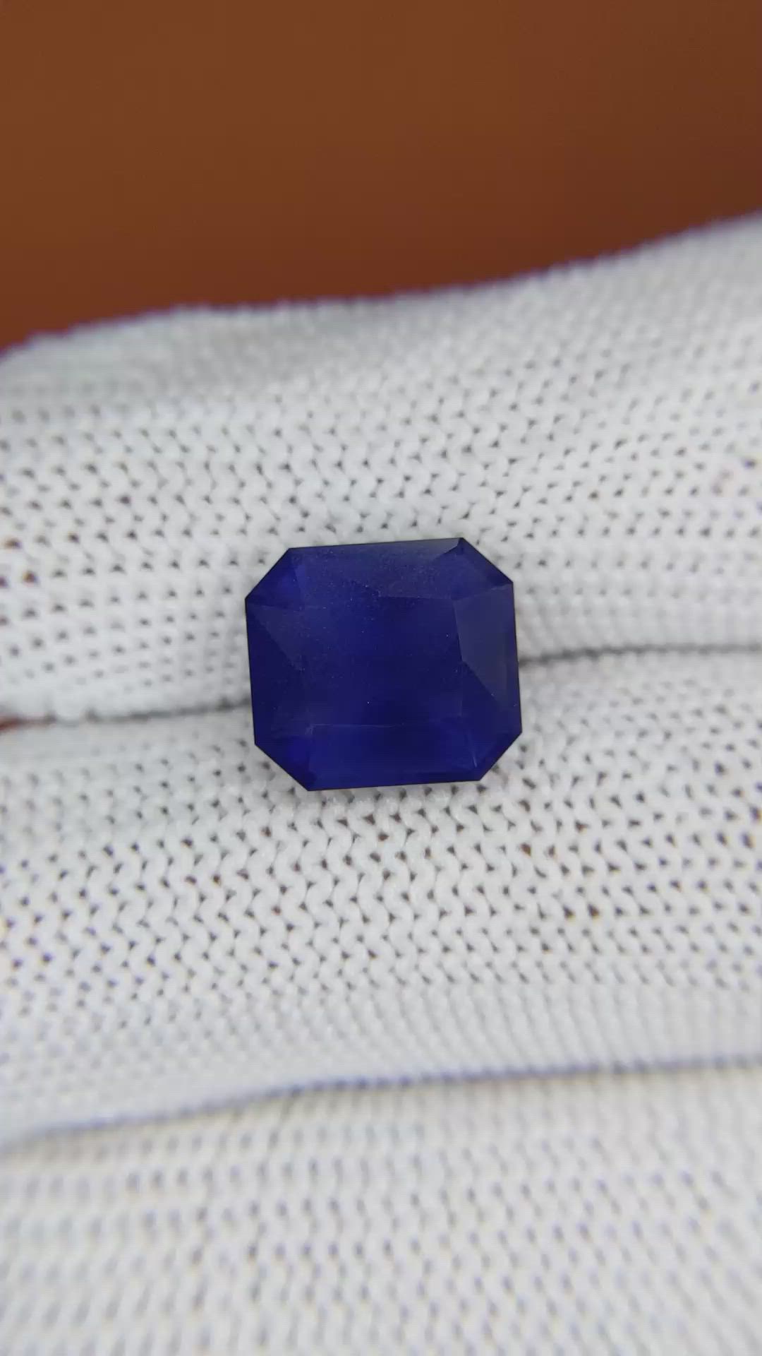 4.06 Ct. Purplish Blue Iolite from Tanzania Size Video