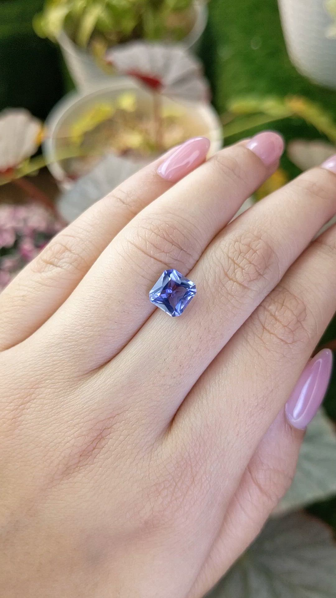 1.79 Ct. Violet Iolite from Tanzania Size Video