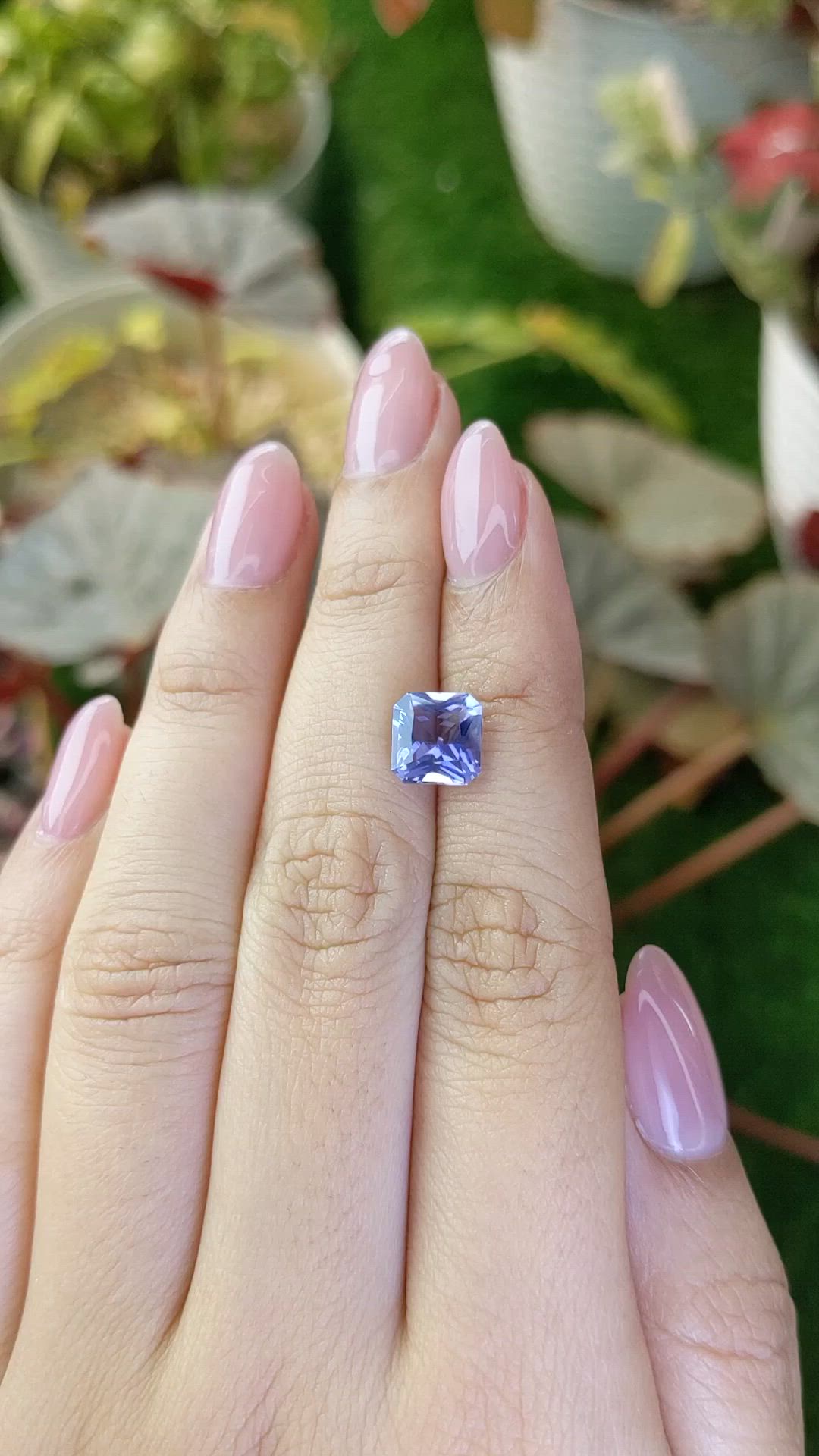 1.79 Ct. Violet Iolite from Tanzania Size Video
