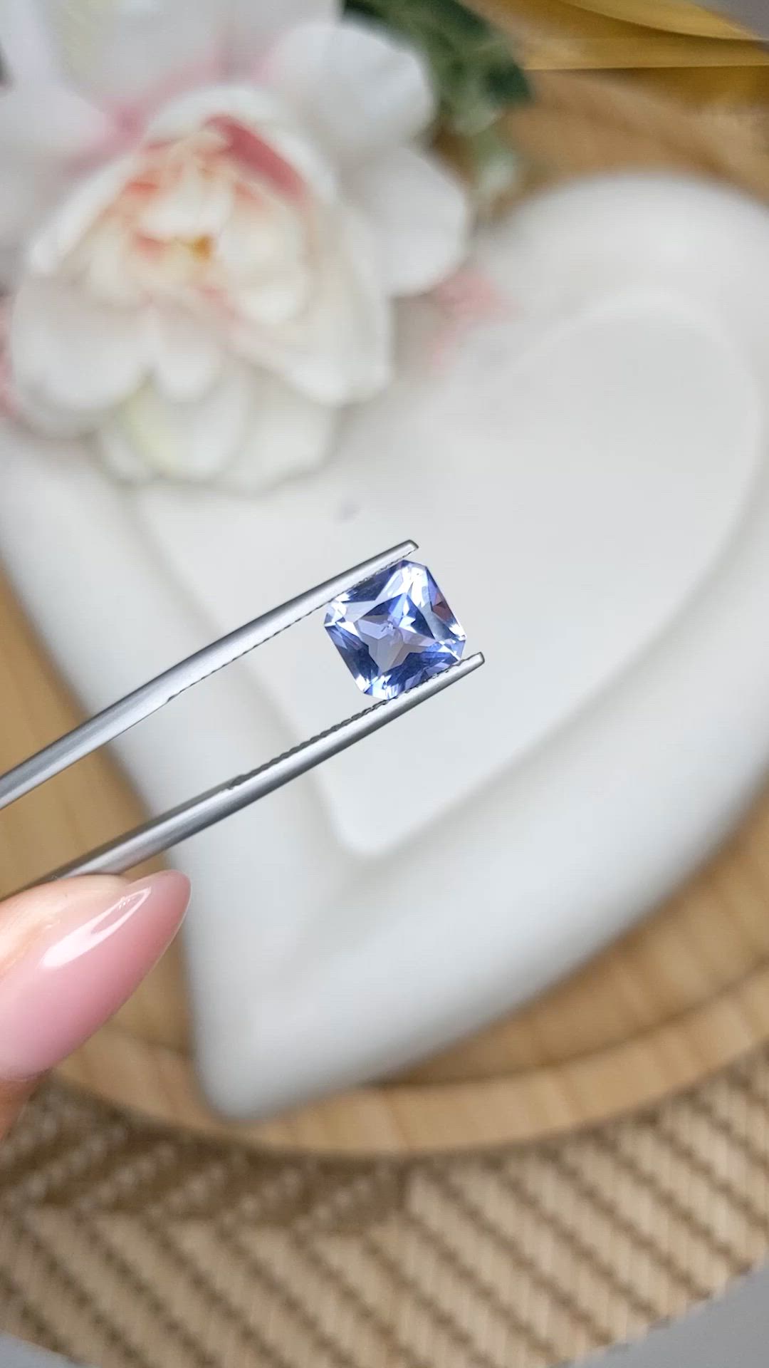 1.79 Ct. Violet Iolite from Tanzania Size Video