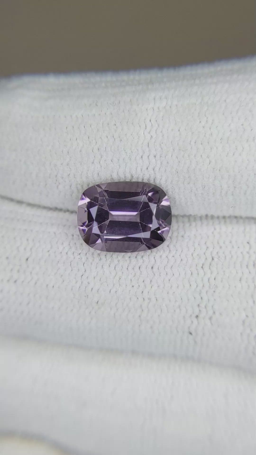 3.92 Ct. Purple Spinel from Burma (Myanmar) Size Video