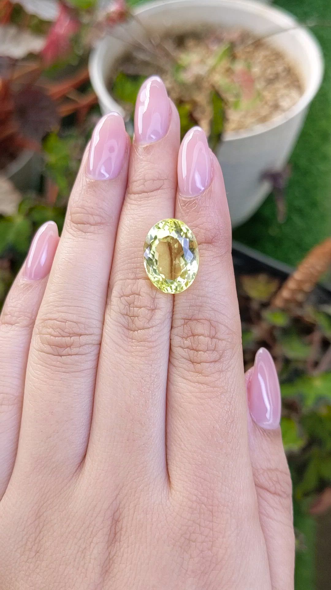 10.16 Ct. Lemon Quartz from Brazil Size Video