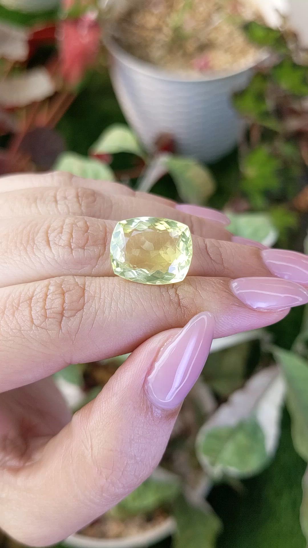 11.25 Ct. Lemon Quartz from Brazil Size Video