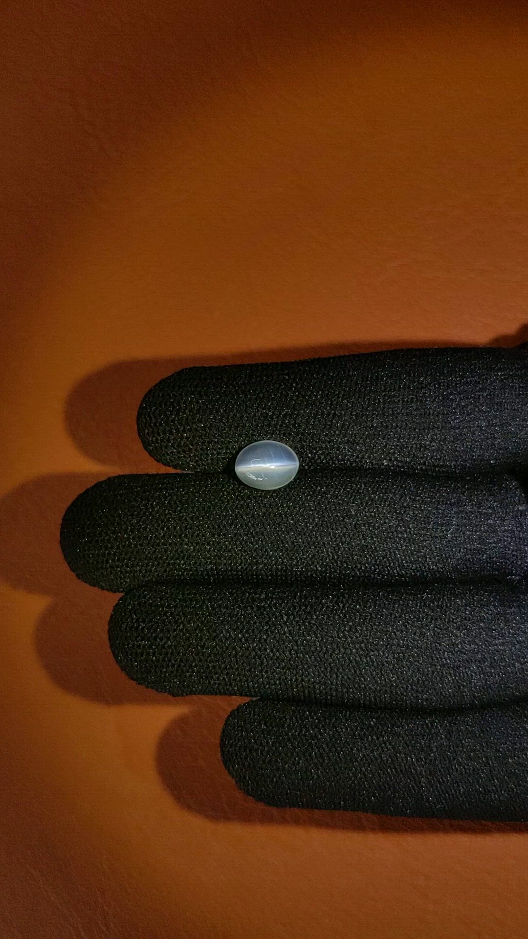 2.27 Ct. White Cabochon Moonstone from Ceylon (Sri Lanka) Size Video