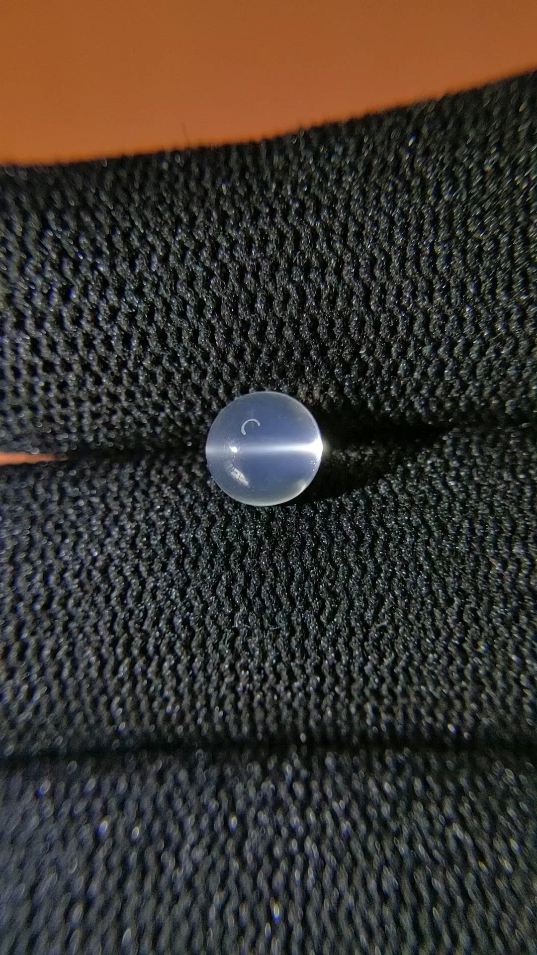 0.98 Ct. White Cabochon Moonstone from Ceylon (Sri Lanka) Size Video