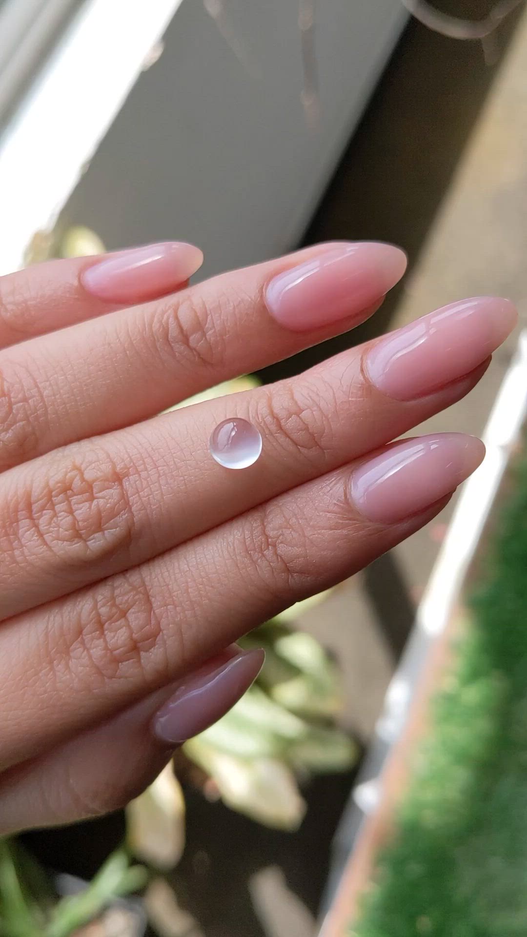 1.00 Ct. White Cabochon Moonstone from Ceylon (Sri Lanka) Size Video
