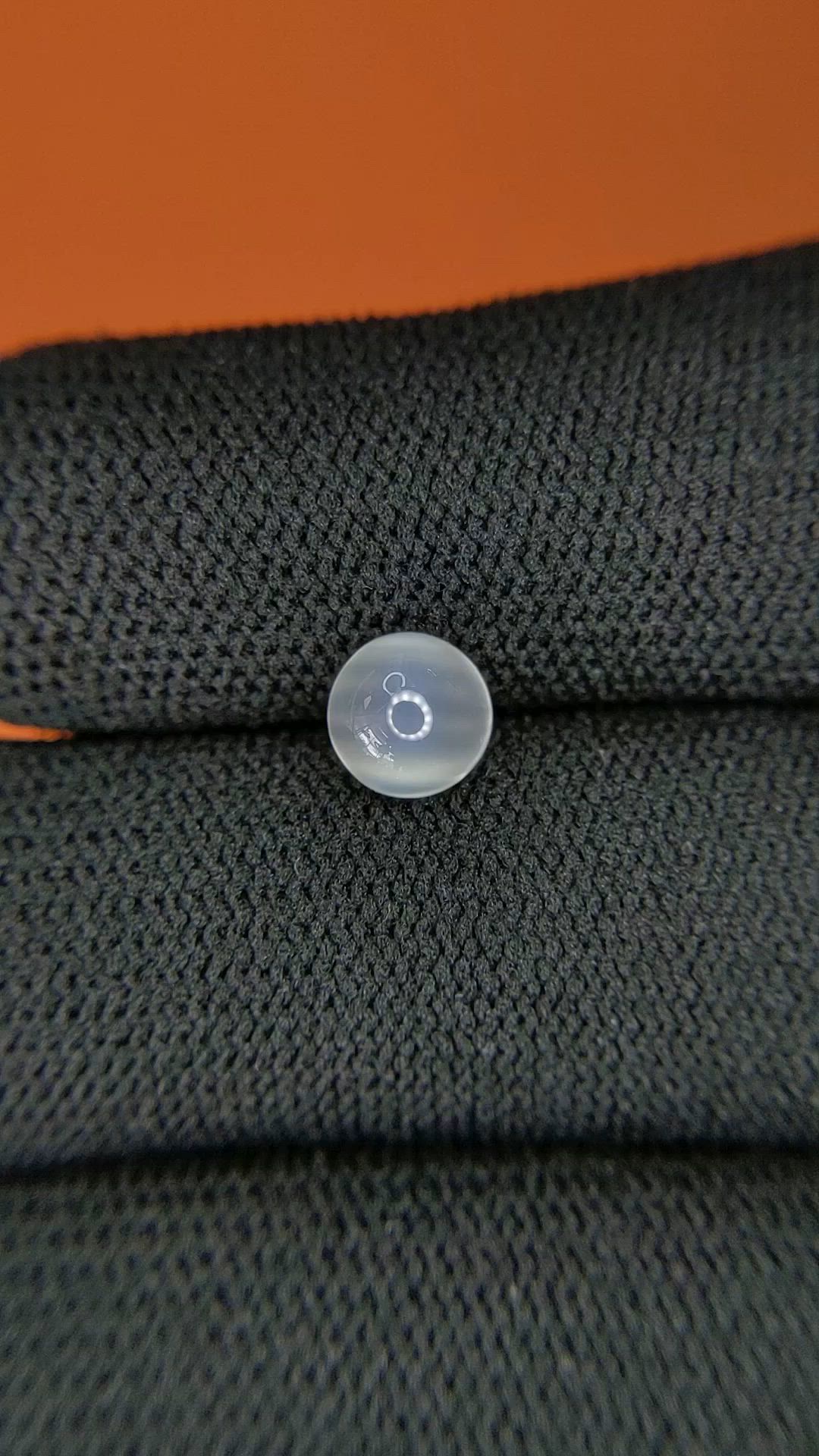 1.08 Ct. White Cabochon Moonstone from Ceylon (Sri Lanka) Size Video