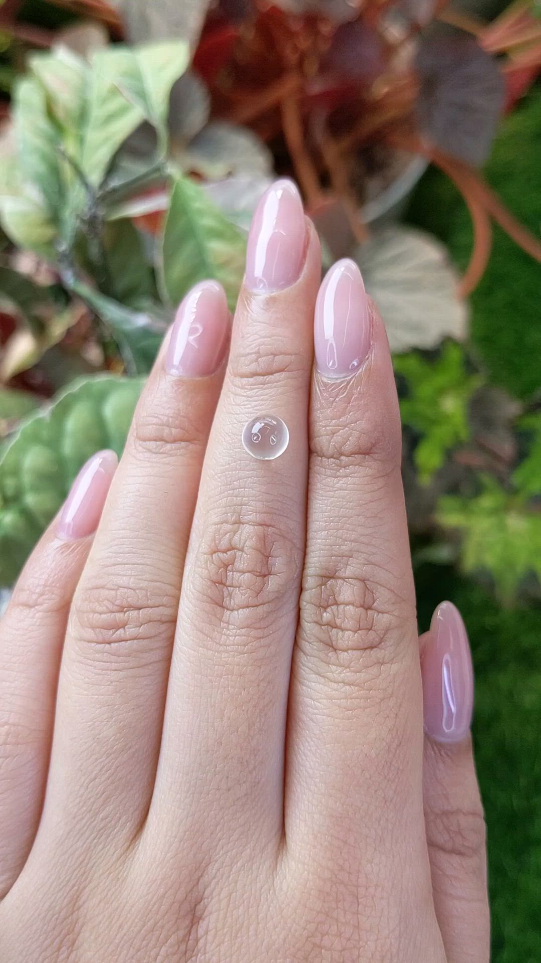 1.08 Ct. White Cabochon Moonstone from Ceylon (Sri Lanka) Size Video