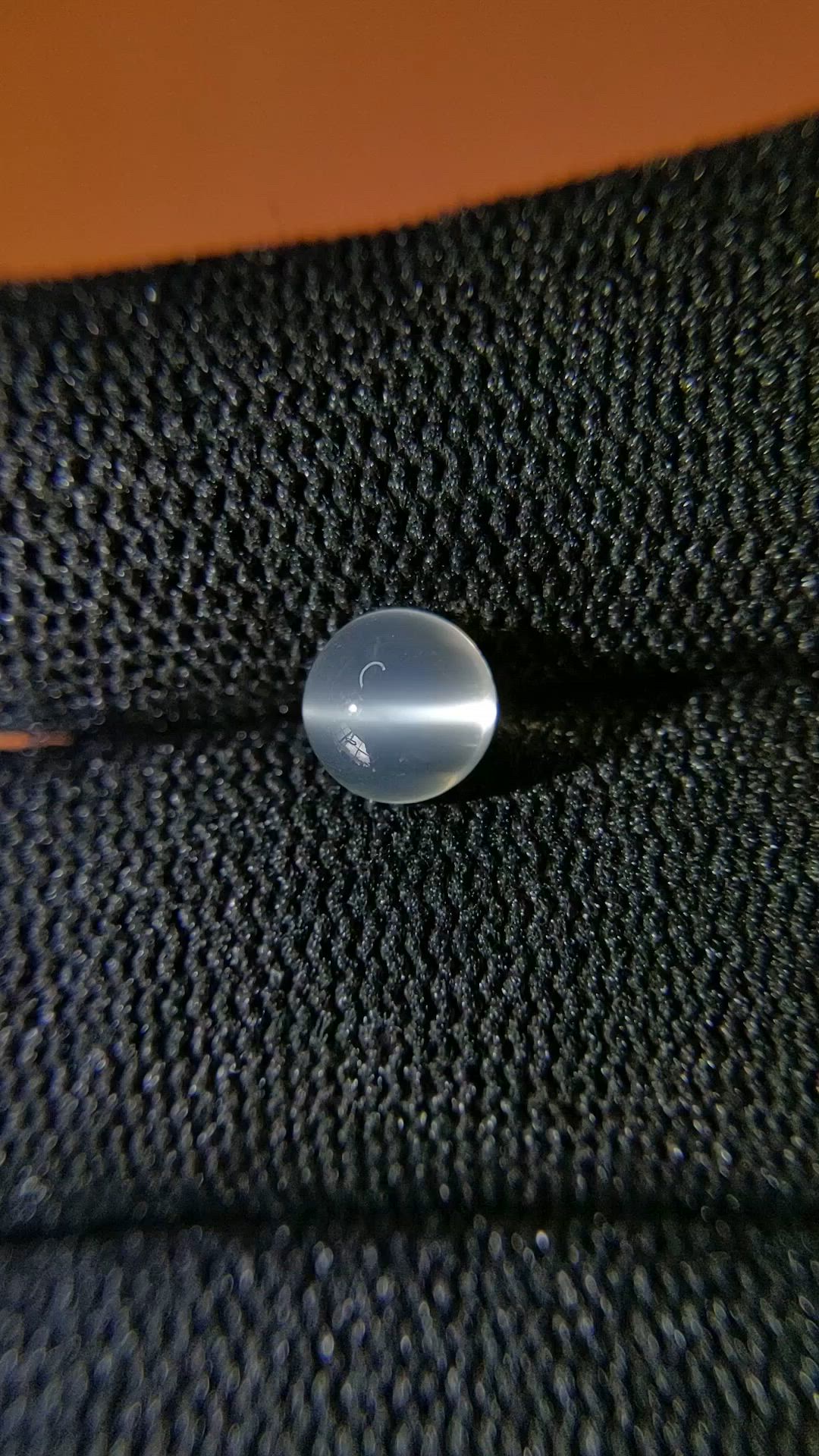 1.08 Ct. White Cabochon Moonstone from Ceylon (Sri Lanka) Size Video