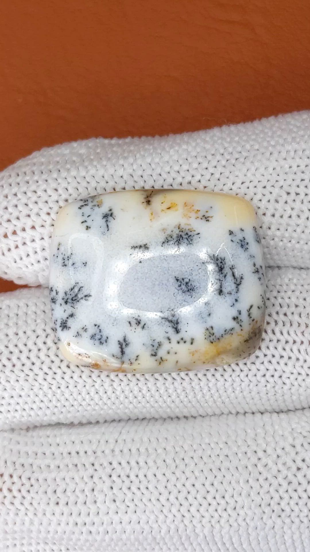 22.29 Ct. Multi Color Cabochon Agate from Madagascar Size Video