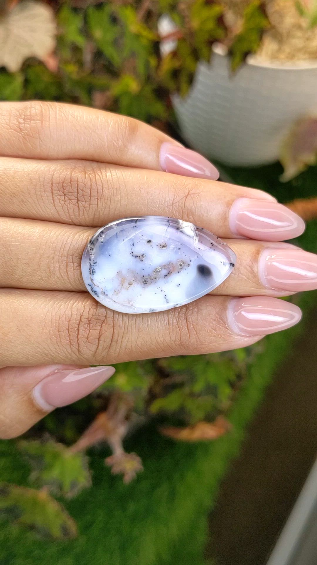 29.34 Ct. Multi Color Cabochon Agate from Madagascar Size Video
