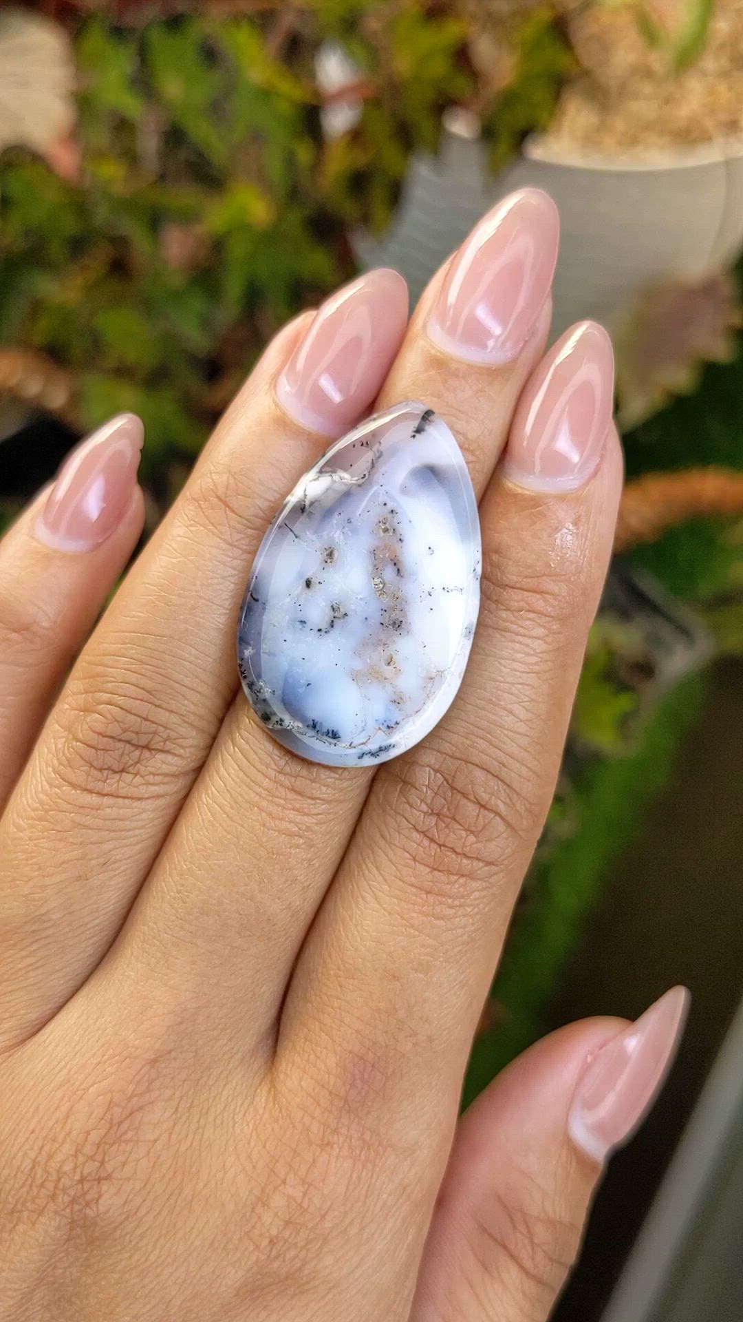 29.34 Ct. Multi Color Cabochon Agate from Madagascar Size Video