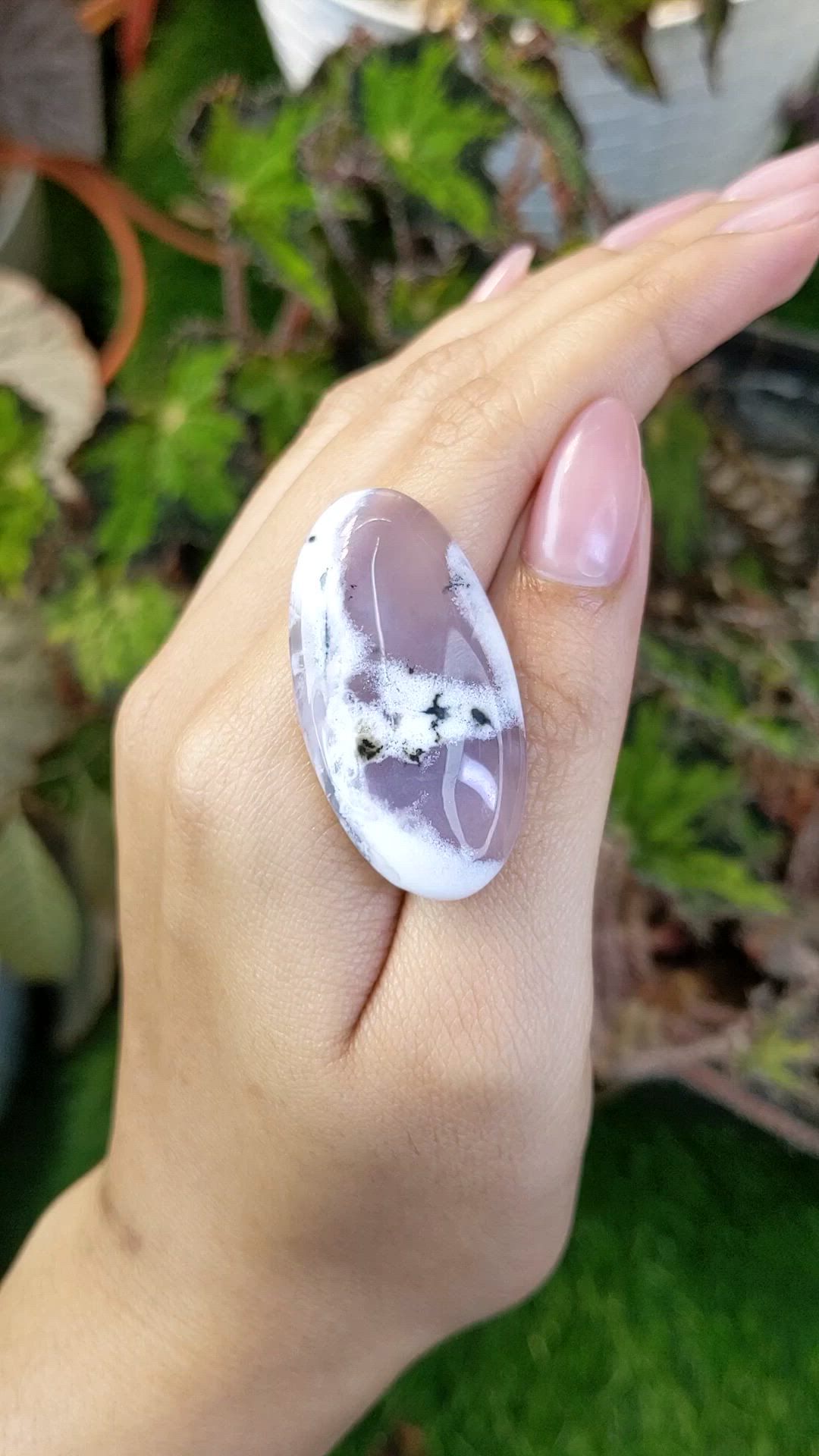 42.50 Ct. Multi Color Cabochon Agate from Madagascar Size Video