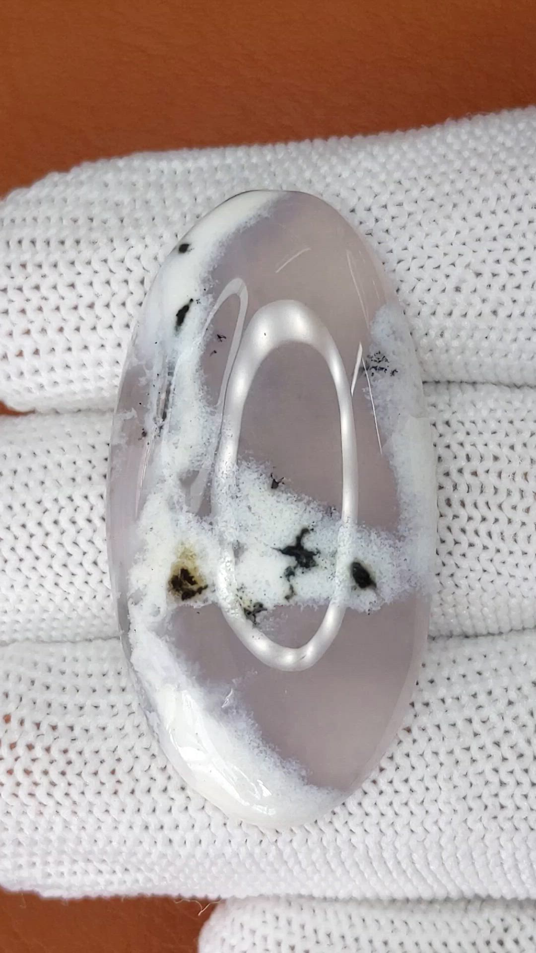 42.50 Ct. Multi Color Cabochon Agate from Madagascar Size Video