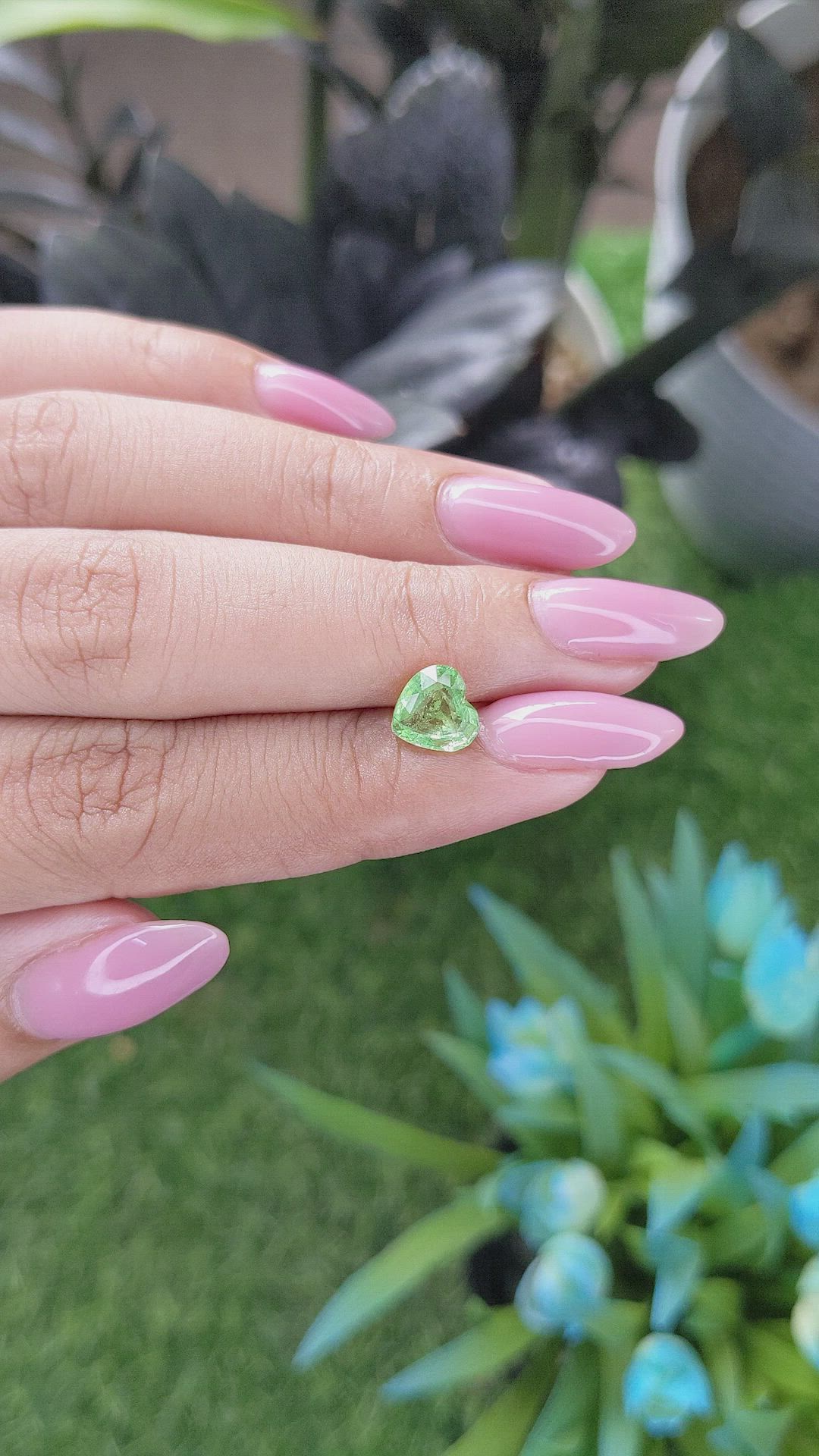 1.46 Ct. Tsavorite Garnet from Tanzania Size Video