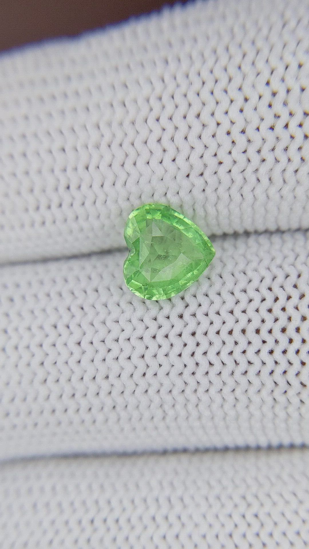 1.46 Ct. Tsavorite Garnet from Tanzania Size Video