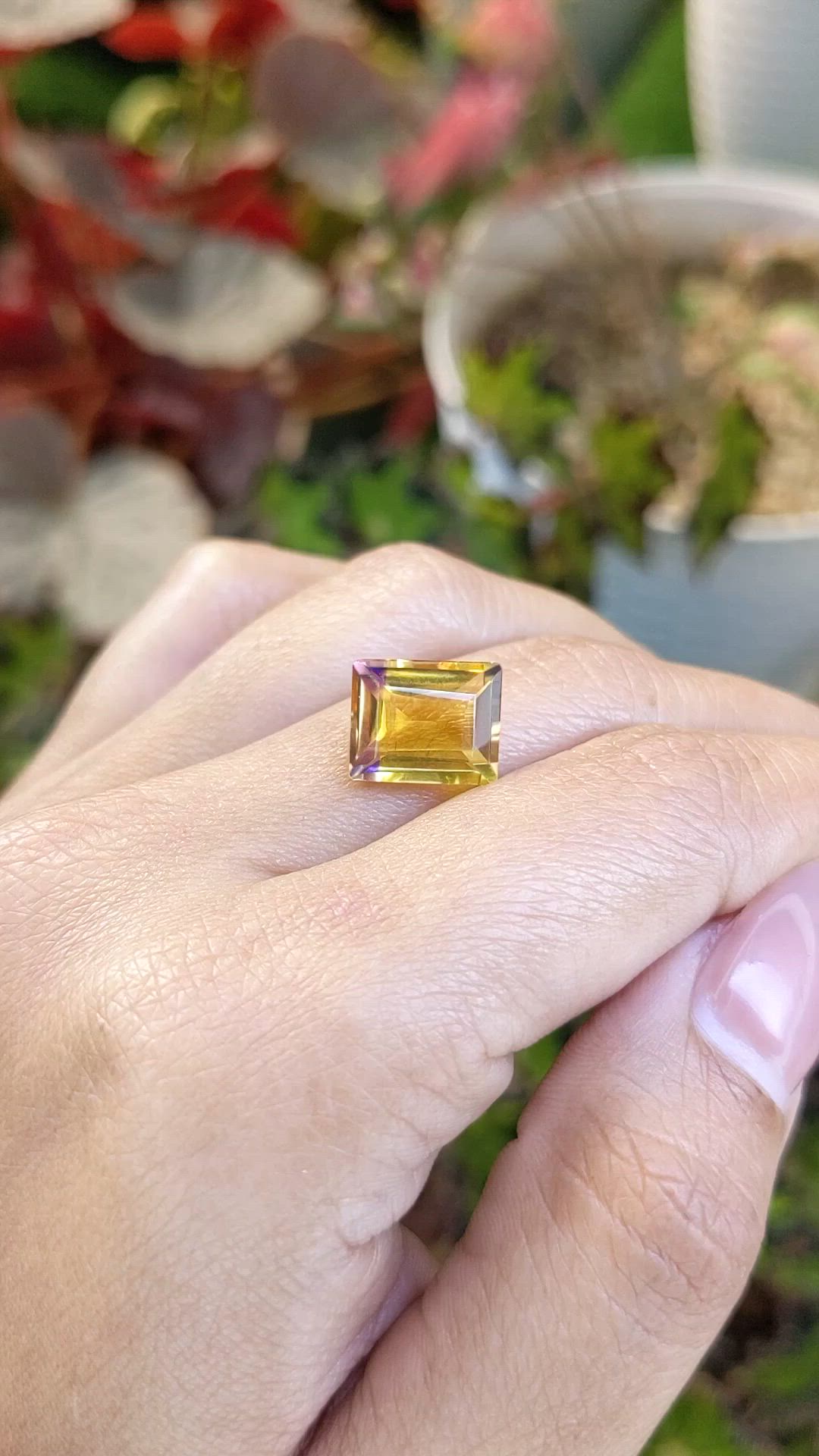 4.92 Ct. Bi Color Ametrine from Brazil Size Video