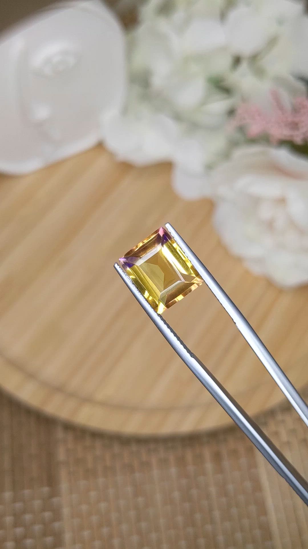 4.92 Ct. Bi Color Ametrine from Brazil Size Video