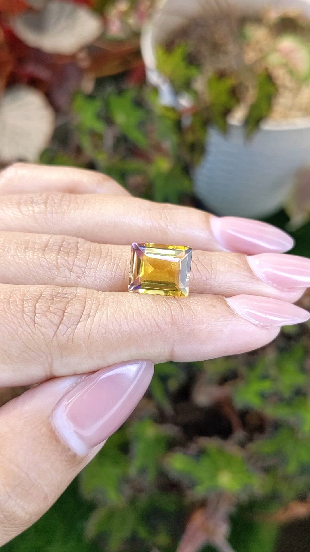 4.92 Ct. Bi Color Ametrine from Brazil Size Video