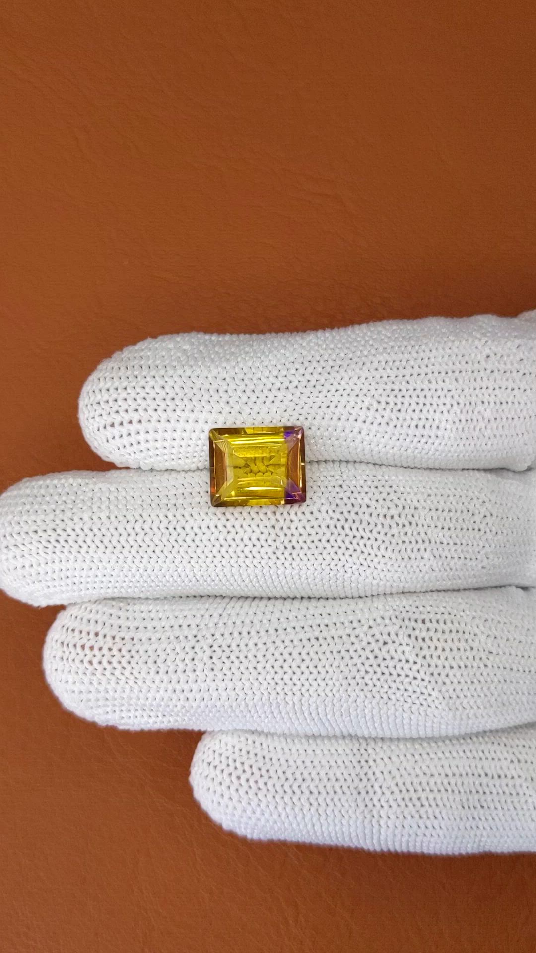 4.92 Ct. Bi Color Ametrine from Brazil Size Video