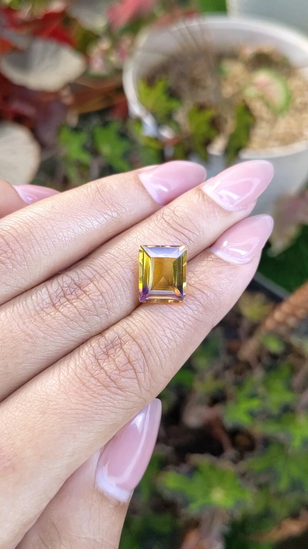 4.92 Ct. Bi Color Ametrine from Brazil Size Video