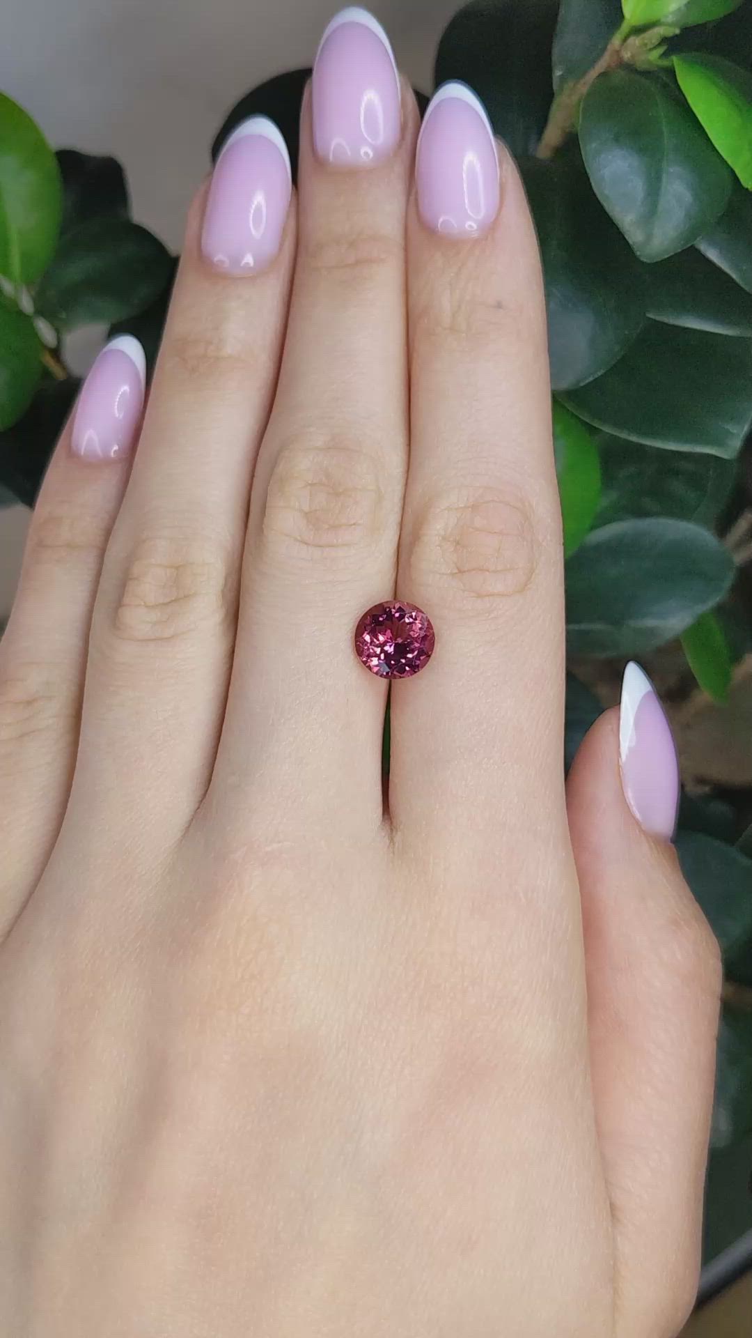 2.60 Ct. Pink Tourmaline from Madagascar Size Video