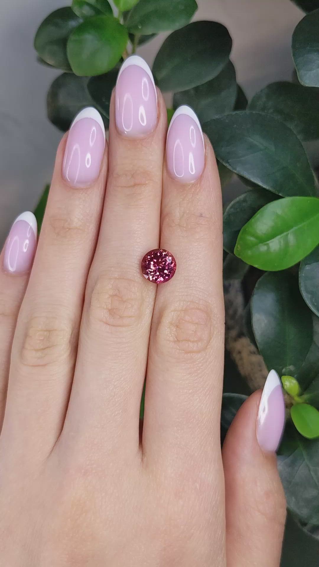 2.60 Ct. Pink Tourmaline from Madagascar Size Video