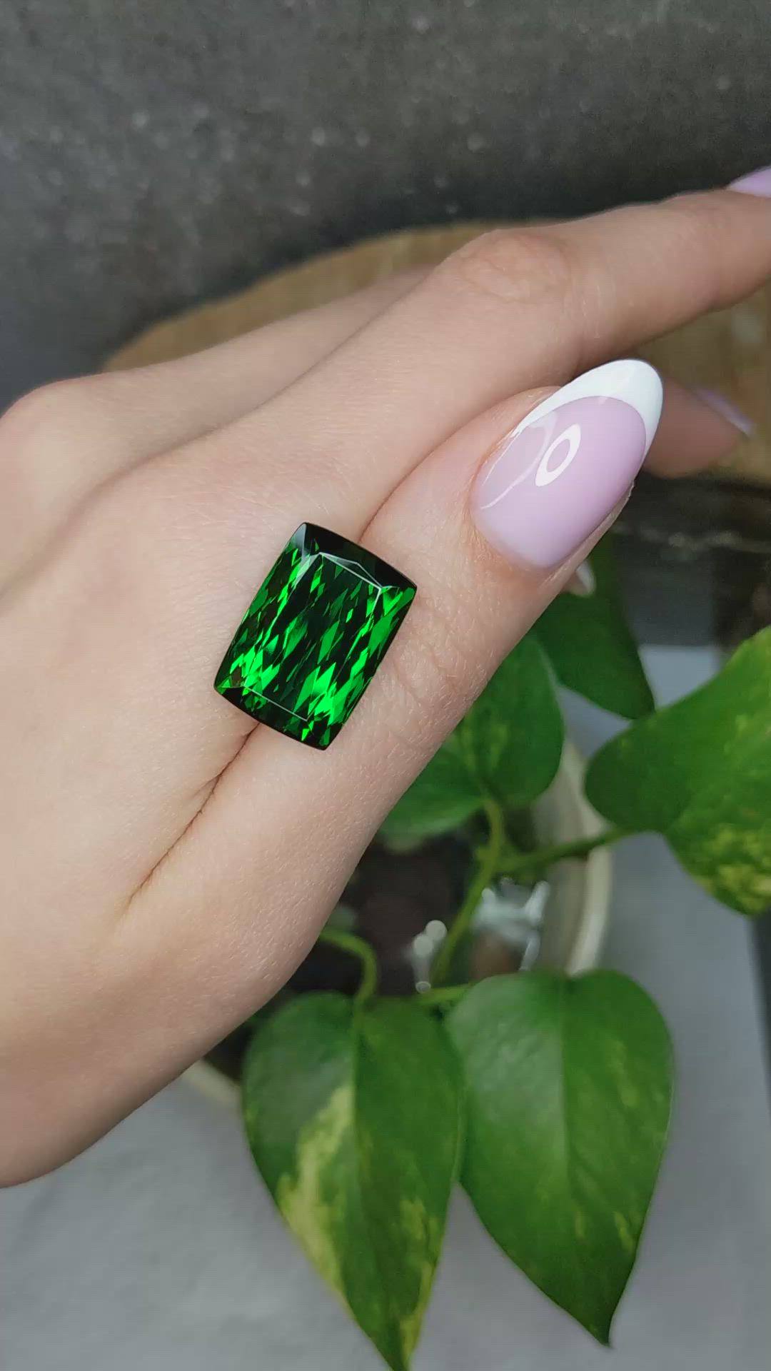 20.57 Ct. Green Tourmaline from Tanzania Size Video