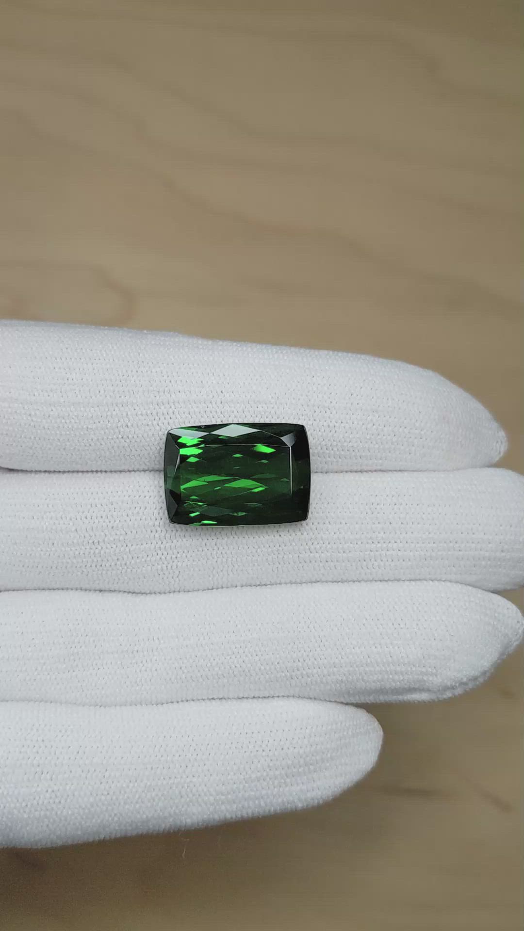 20.57 Ct. Green Tourmaline from Tanzania Size Video