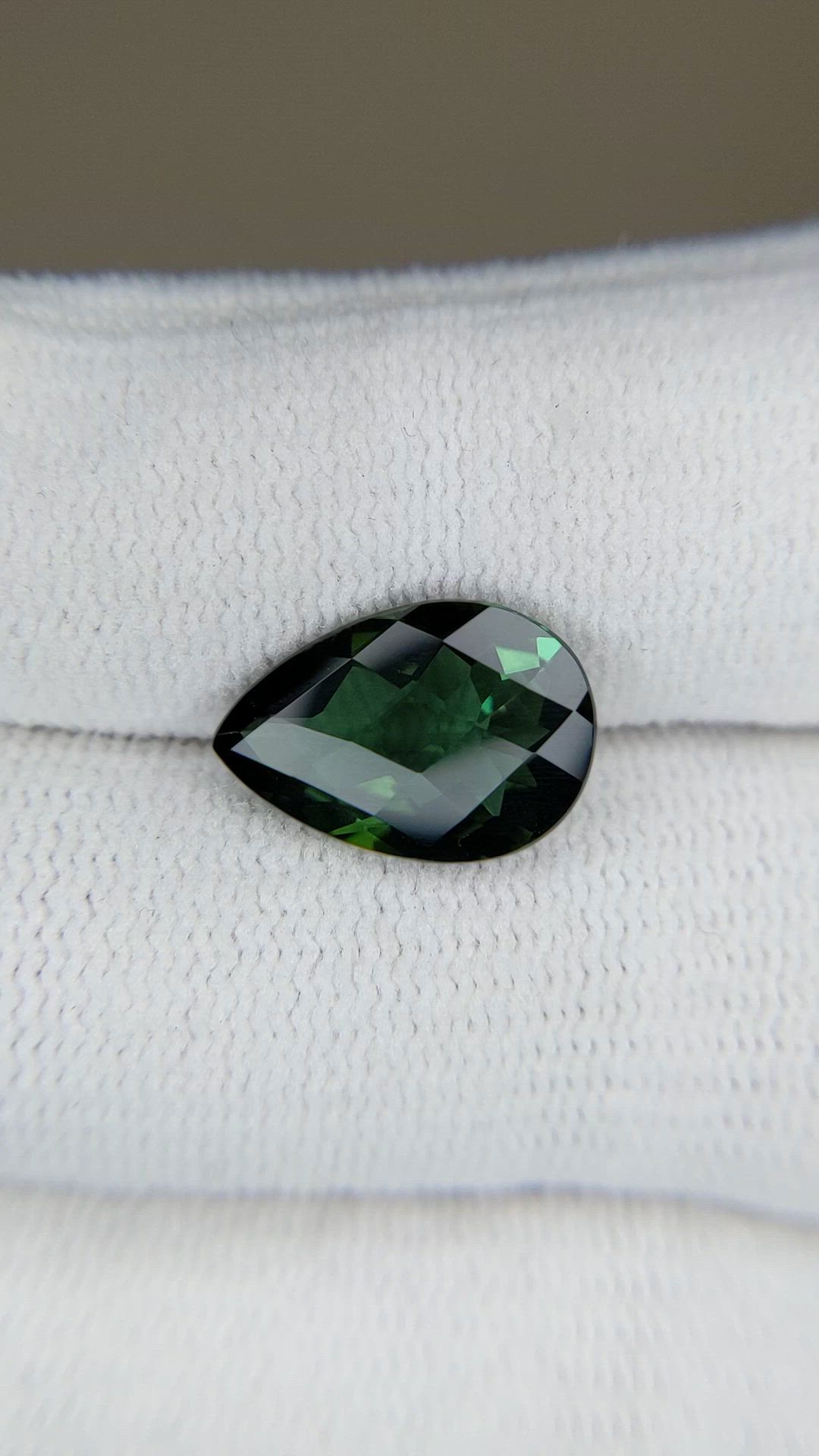 3.96 Ct. Green Tourmaline from Brazil Size Video