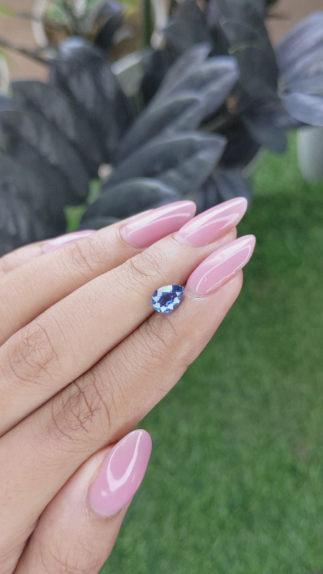 1.01 Ct. Blue Cobalt Spinel from Tanzania Size Video