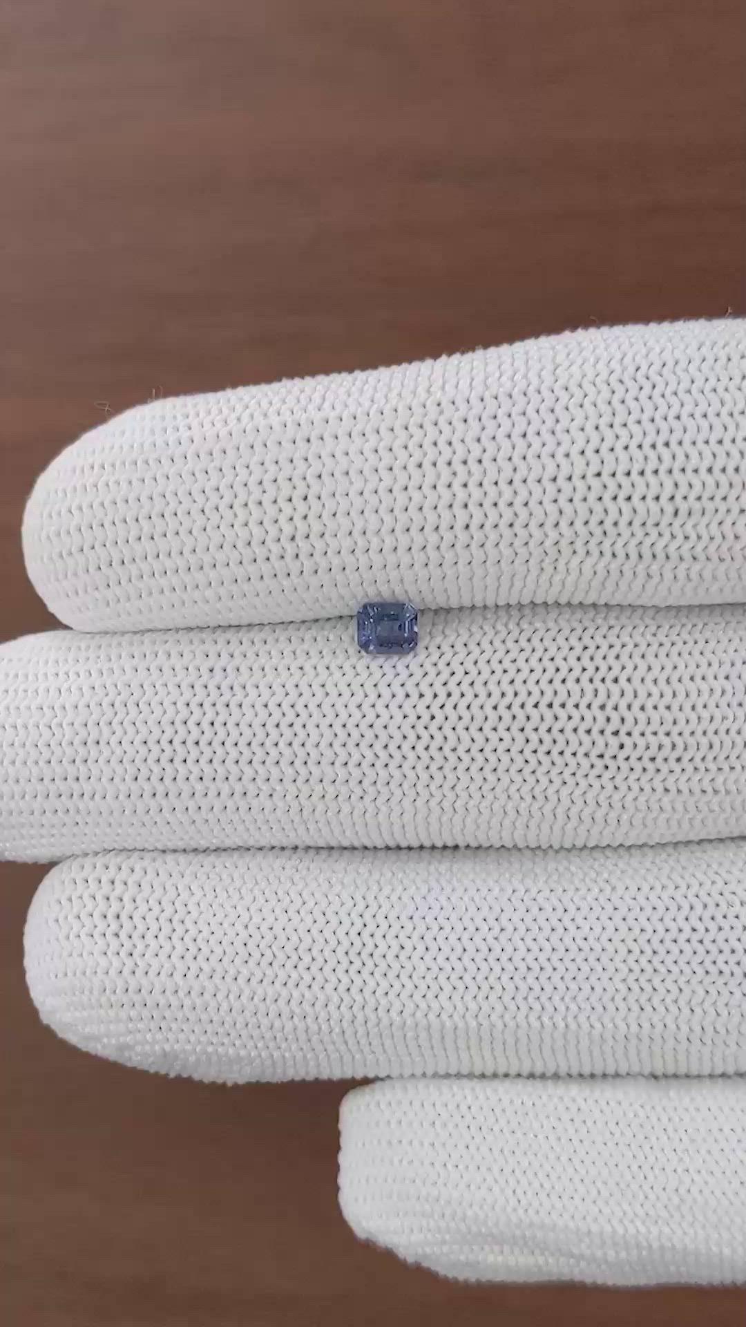 0.33 Ct. Blue Spinel from Ceylon (Sri Lanka) Size Video