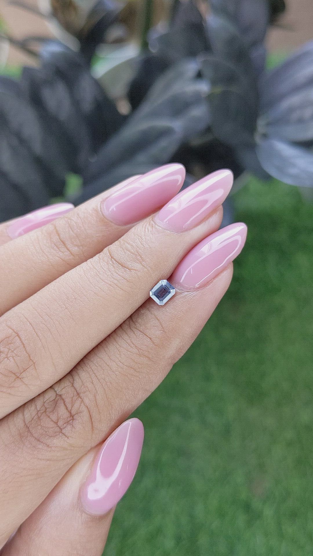 0.33 Ct. Blue Spinel from Ceylon (Sri Lanka) Size Video