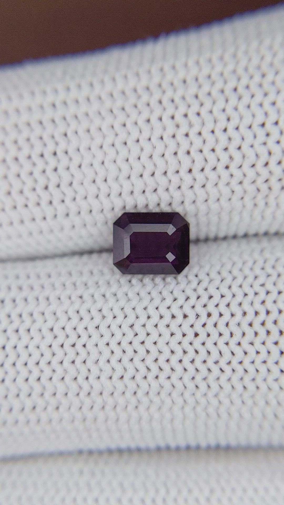 1.05 Ct. Purple Spinel from Ceylon (Sri Lanka) Size Video