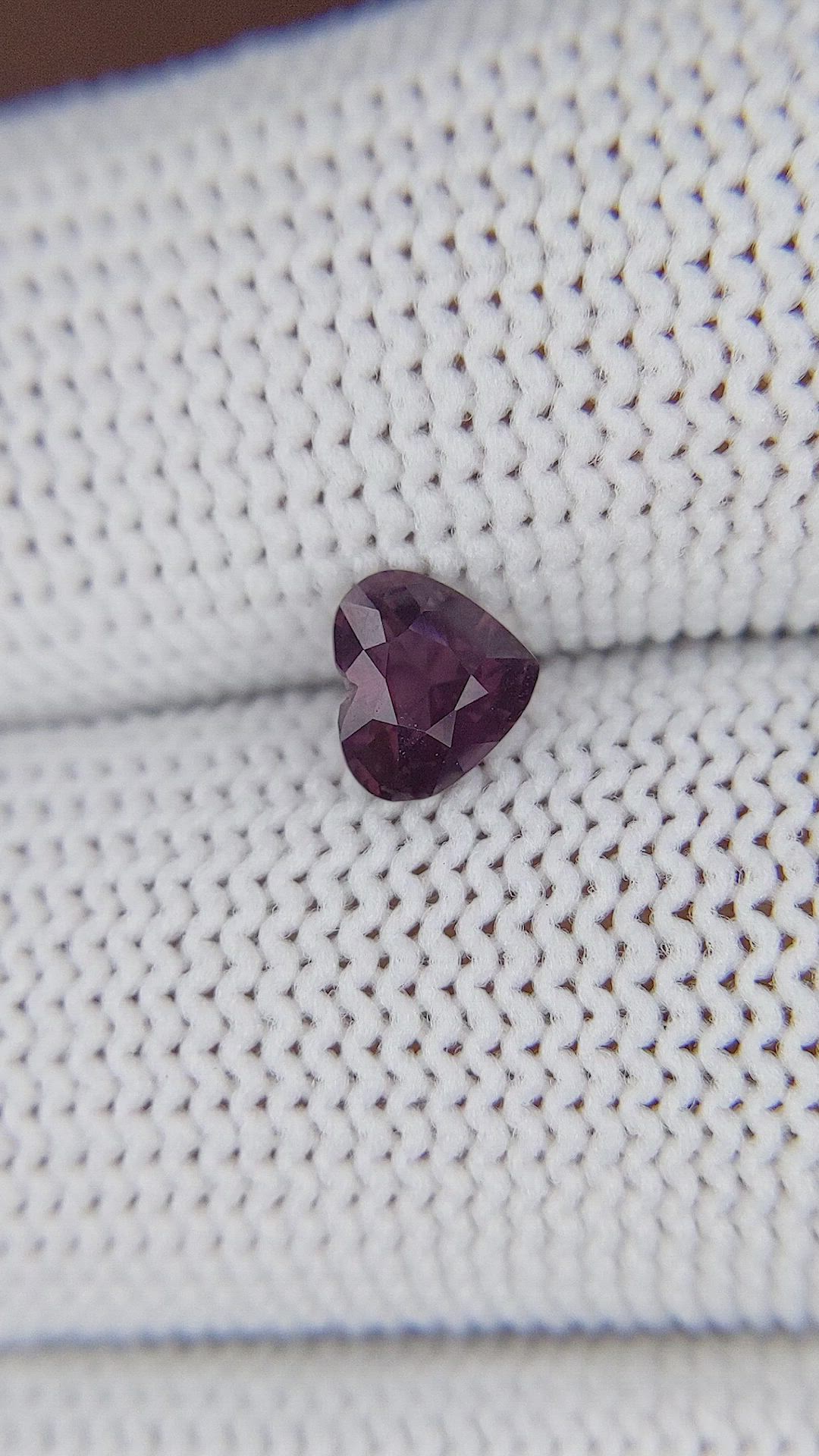 0.67 Ct. Purplish Pink Spinel from Ceylon (Sri Lanka) Size Video